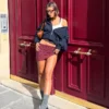 2er-Pack gerippte Socken
