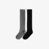 2er-Pack gerippte Socken