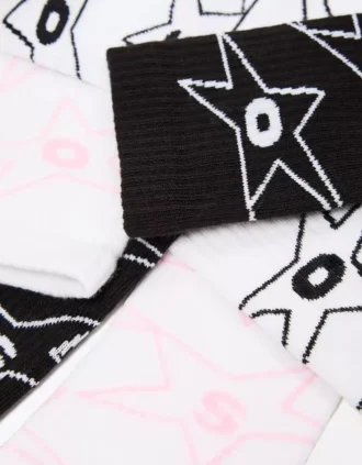 3er-Pack bedruckte Socken – Accessoires