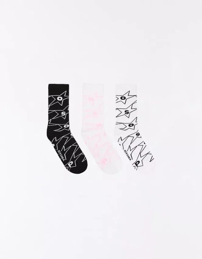 3er-Pack bedruckte Socken – Accessoires 3er-Pack bedruckte Socken – Accessoires