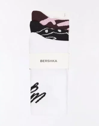 3er-Pack bedruckte Socken – Accessoires – Herren