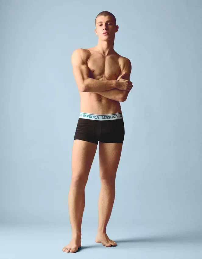 3er-Pack Boxershorts mit bedrucktem Bund – Accessoires 3er-Pack Boxershorts mit bedrucktem Bund – Accessoires