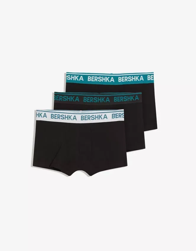 3er-Pack Boxershorts mit bedrucktem Bund – Accessoires 3er-Pack Boxershorts mit bedrucktem Bund – Accessoires