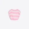 Asymmetrischer gestreifter Pullover Asymmetrischer gestreifter Pullover