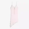 Asymmetrisches Minikleid aus Satin Asymmetrisches Minikleid aus Satin
