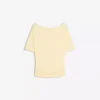 Asymmetrisches T-Shirt mit kurzen Ärmeln