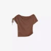 Asymmetrisches T-Shirt – Tops und Bodys Asymmetrisches T-Shirt – Tops und Bodys