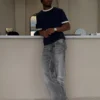 Ausgestellte Baggy-Jeans Ausgestellte Baggy-Jeans