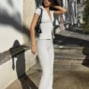 Ausgestellte Bengaline-Hose Ausgestellte Bengaline-Hose