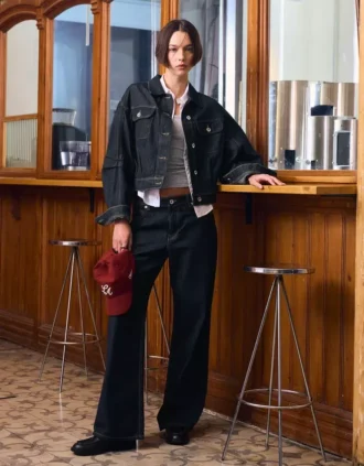 Baggy-Jeans mit mittlerer Leibhöhe – Hosen