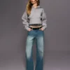 Baggy-Jeans mit mittlerer Leibhöhe – Hosen
