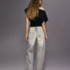 Baggy-Jeans mit mittlerer Leibhöhe – Hosen