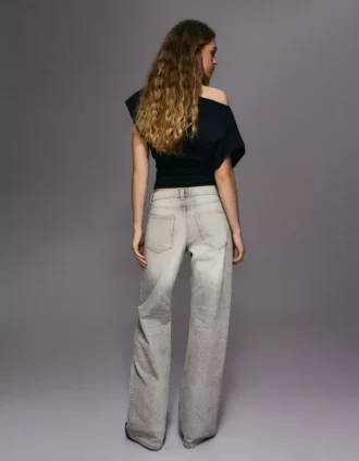 Baggy-Jeans mit mittlerer Leibhöhe – Hosen