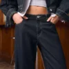 Baggy-Jeans mit mittlerer Leibhöhe – Hosen