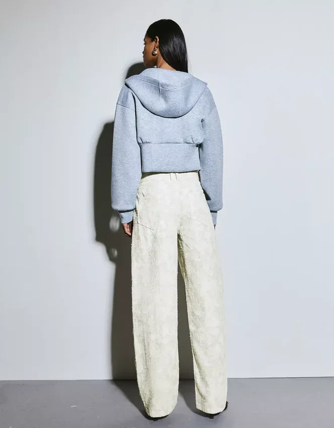 Baggy-Jeans mit niedrigem Bund und Barrel-Print – Hose Baggy-Jeans mit niedrigem Bund und Barrel-Print – Hose