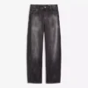 Baggy-Jeans mit niedriger Leibhöhe