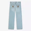Baggy-Jeans mit Stern-Nieten – Hose