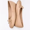 Ballerinas mit Schleife – Flache Schuhe