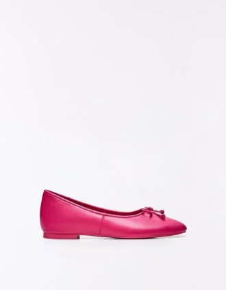 Ballerinas mit Schleife – Flache Schuhe – Damen