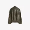 Ballonjacke aus Faux Leather Ballonjacke aus Faux Leather