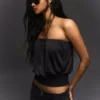 Bandeau-Top mit Balloneffekt – Party-Kollektion Bandeau-Top mit Balloneffekt – Party-Kollektion