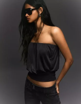Bandeau-Top mit Balloneffekt – Party-Kollektion