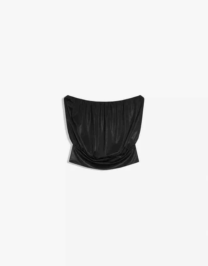 Bandeau-Top mit Balloneffekt – Party-Kollektion Bandeau-Top mit Balloneffekt – Party-Kollektion
