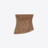 Bandeau-Top mit Pailletten Bandeau-Top mit Pailletten