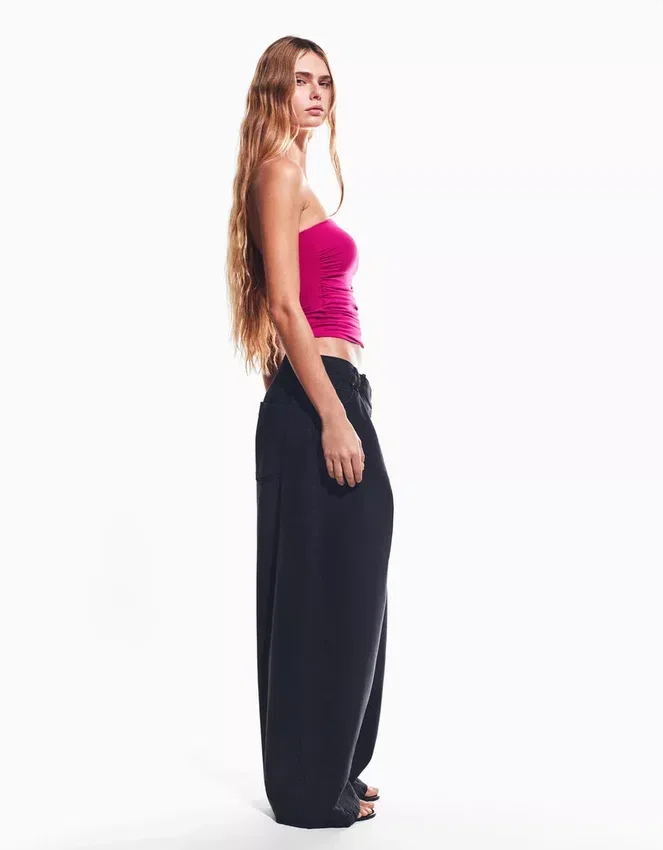 Bandeau-Top mit Rüschen – Tops und Bodys Bandeau-Top mit Rüschen – Tops und Bodys