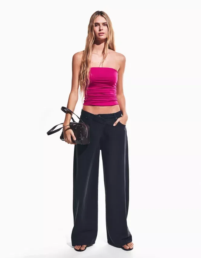 Bandeau-Top mit Rüschen – Tops und Bodys Bandeau-Top mit Rüschen – Tops und Bodys