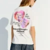 Barbie-Print-T-Shirt mit kurzen Ärmeln