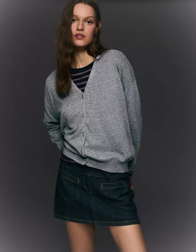 Basic-Strickjacke – Pullover und Strickjacken Basic-Strickjacke – Pullover und Strickjacken