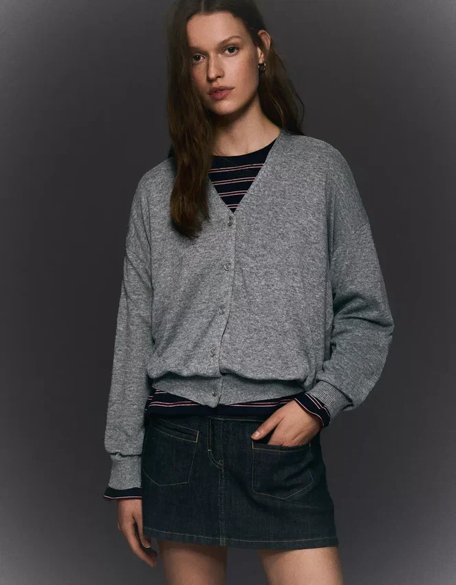 Basic-Strickjacke – Pullover und Strickjacken Basic-Strickjacke – Pullover und Strickjacken