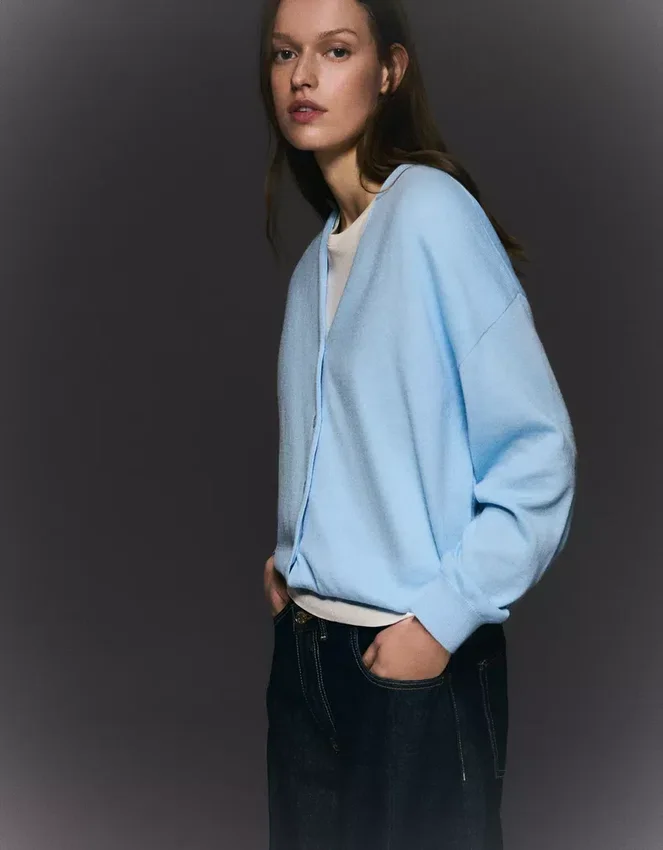 Basic-Strickjacke – Pullover und Strickjacken Basic-Strickjacke – Pullover und Strickjacken