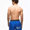 Bedruckte Badehose in Boxy-Fit-Passform mit doppeltem Bund – Accessoires