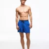 Bedruckte Badehose in Boxy-Fit-Passform mit doppeltem Bund – Accessoires