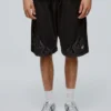 Bedruckte Bermudashorts aus Mesh Bedruckte Bermudashorts aus Mesh