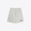 Bedruckte Bermudashorts aus Mesh Bedruckte Bermudashorts aus Mesh