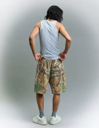 Bedruckte Bermudashorts in Boxy-Fit – Shorts und Jorts – Herren