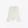 Bedruckte Crossover-Bluse Bedruckte Crossover-Bluse