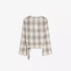 Bedruckte Crossover-Bluse Bedruckte Crossover-Bluse