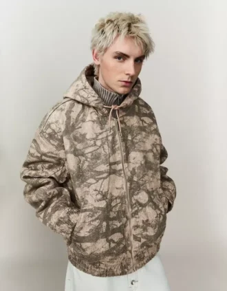 Bedruckte Kapuzenjacke – Jacken