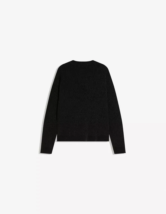 Bedruckter Chenille-Pullover mit Rundhalsausschnitt – Herren Bedruckter Chenille-Pullover mit Rundhalsausschnitt – Herren