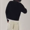 Bedruckter Chenille-Pullover mit Rundhalsausschnitt – Pullover und Strickjacken Bedruckter Chenille-Pullover mit Rundhalsausschnitt – Pullover und Strickjacken