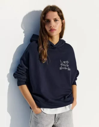 Bedruckter Hoodie