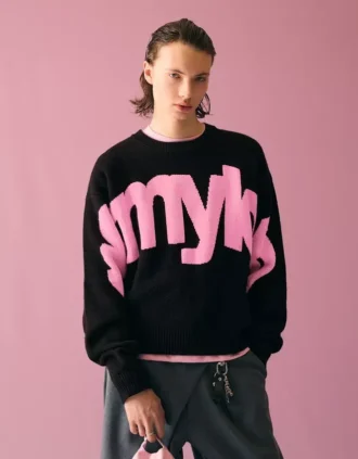 Bedruckter Pullover mit Rundhalsausschnitt – Pullover und Strickjacken