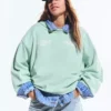 Bedrucktes Kapuzensweatshirt