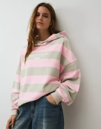 Bedrucktes Kapuzensweatshirt