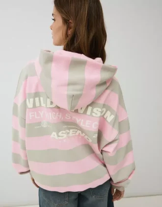 Bedrucktes Kapuzensweatshirt
