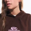 Bedrucktes Kapuzensweatshirt